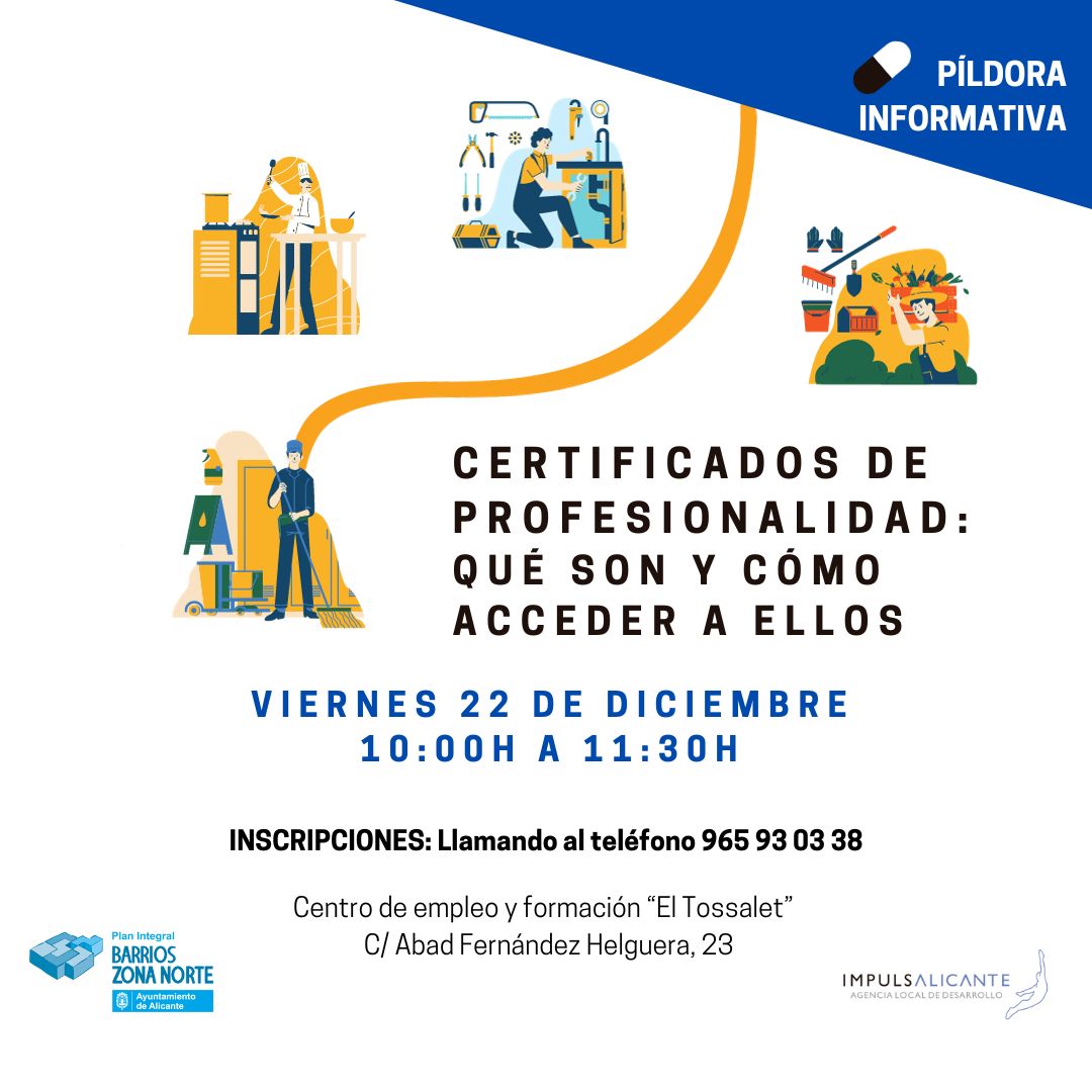 Agencia Local De Desarrollo - ImpulsAlicante | Píldora Para El Empleo ...